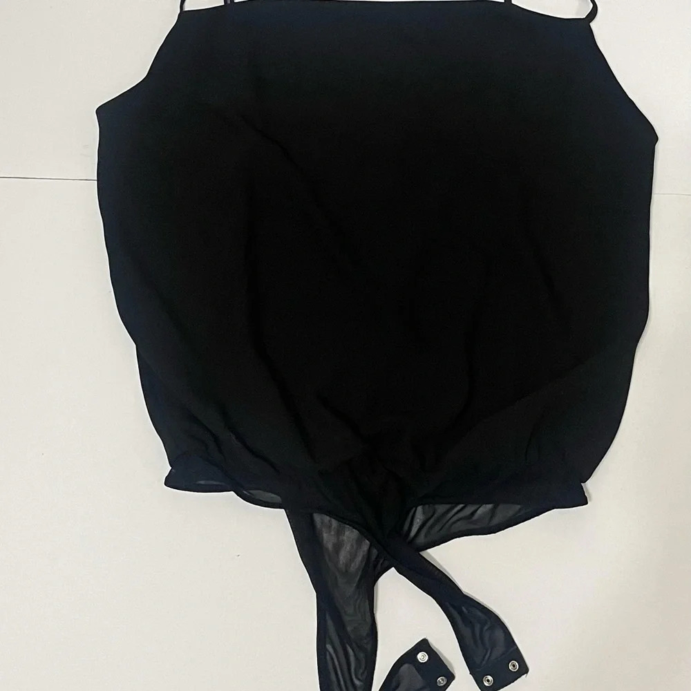 ASTR COWL DRAPE NECK BODYSUIT Sz Large - Picture 6 of 10
